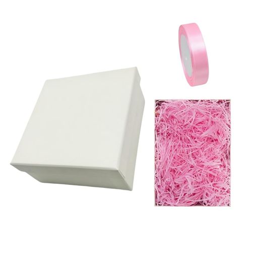 ILLIDANギフトボックス15x15x7cm弓付きギフトボックスふた付きマグネットプレゼントぼっリボン付き紙パ..