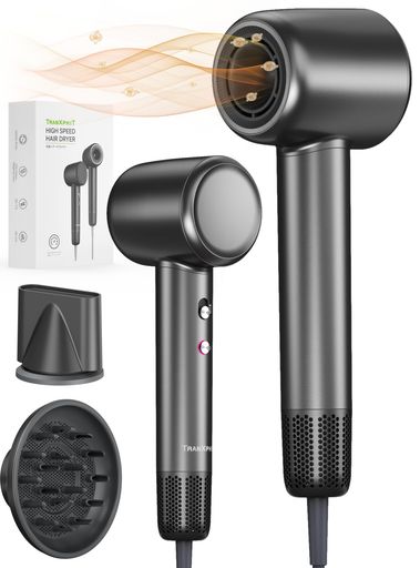 ドライヤー大風量【2025革新モデル・速乾・静音】ヘアドライヤー5億マイナスイオン160000RPM高回転1500W軽量設計スマート恒温制御温冷風ワンタッチ切替静電気除去ブラシレスモーター過熱…