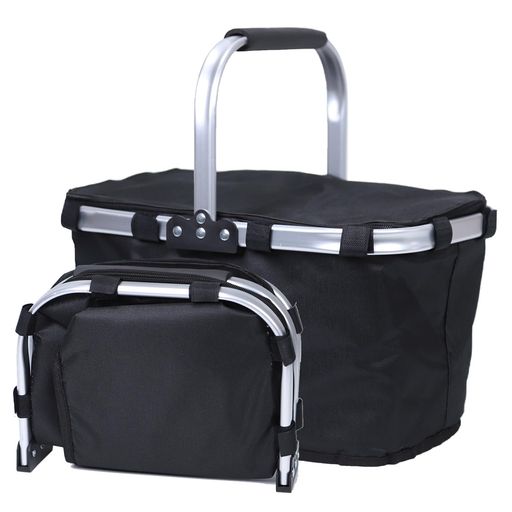 GIORSEN保冷保温バスケット折りたたみ30リットル大容量丈夫アルミハンドル超軽量蓋付きソフトクーラーボックススーパー/アウトドア/海遊び/運動会/バーベキュー/釣り/キャンプ用父の日ギ…