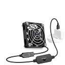 GDSTIME小型ミニファン601060mmx10mm5VDCUSB冷却ファン卓上扇風機DIYFAN多用途扇風機DVRプレイステーションXboxCERoHS