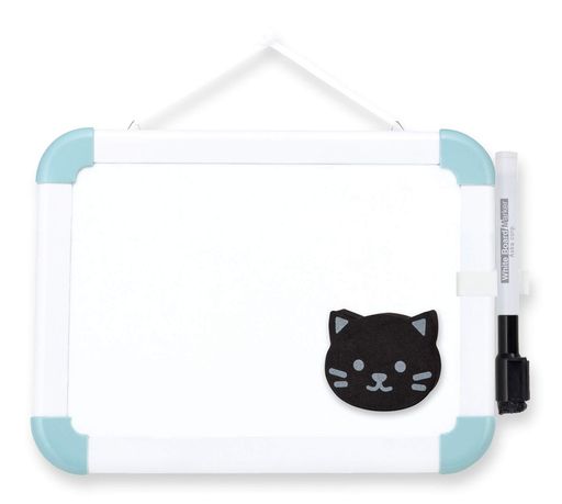 アスミックス(Asmix)アスカホワイトボードねこWB079Bミニスタンドつきブルー