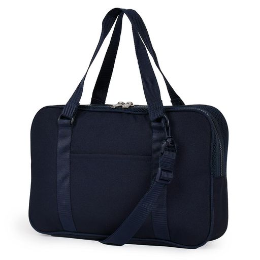 COLORFULCANDYSTYLE書道・習字セット撥水・軽量タイプ男の子女の子小学生呉竹習字セット小学校ショルダーベルト付きディープネイビーNN100710