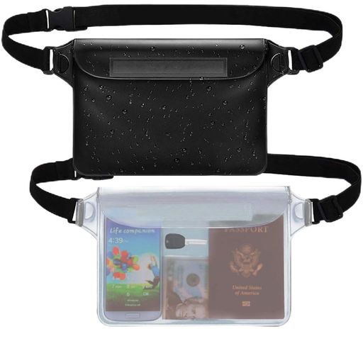 xunbida防水ポーチ【完全防水・2個セット】IPX8認証スクリーンタッチ可能肩かけ斜め掛け軽い小物収納調整可能なベルト付きPVC素材三重チャックスマホlPhone161514pluspropromax13