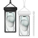 wellhouse防水携帯電話ポーチ、iPhone15141312ProMaxXSSamsung、IPX83D携帯電話ドライバッグビーチエッセンシャル(デューク...