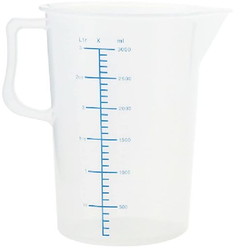 三能ジャパン食品器具計量カップ目盛りブルー3000mlSN4705