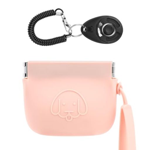 シリコントリーツポーチ犬の訓練用品自動閉まりお手入れが簡単で防湿性にも優れています犬の散歩用品持..