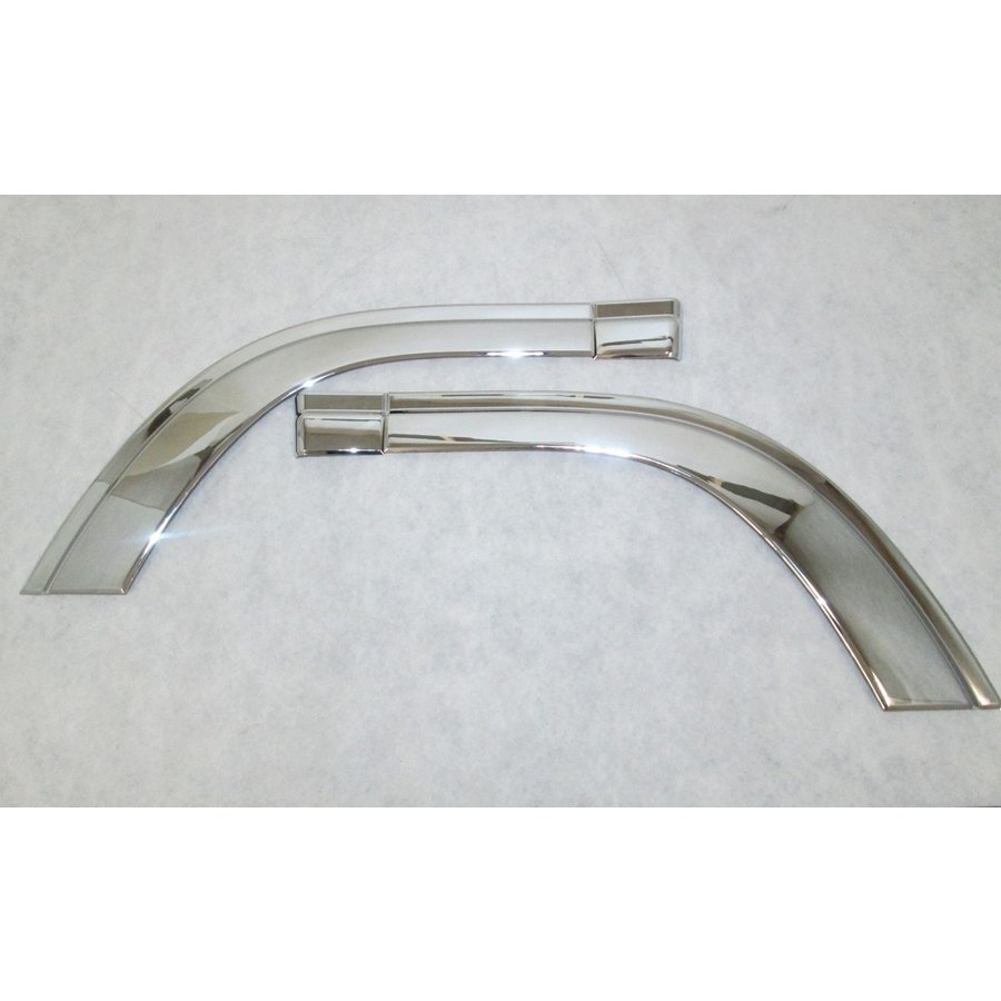 メッキフロントフェンダーパネル　左右セット　いすゞ 2t 07エルフ 標準ハイキャブ車/ワイド車