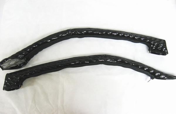 キルトドアハンドルカバー　07エルフ/07フォワード　ブラック