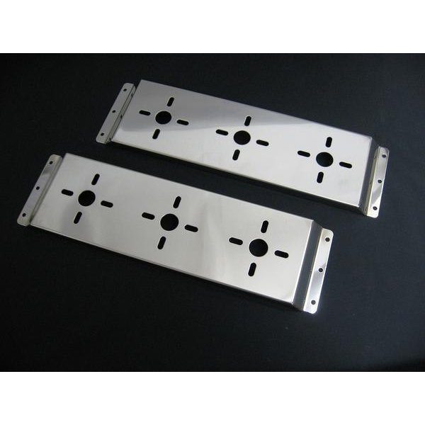 ステンレス製　車高灯3連マーカーランプ取付ステー　2個1セット