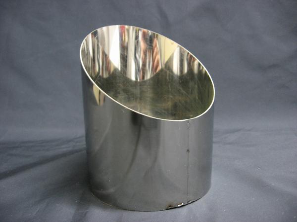 マーカーランプ用　ステンレス丸型筒　120mm