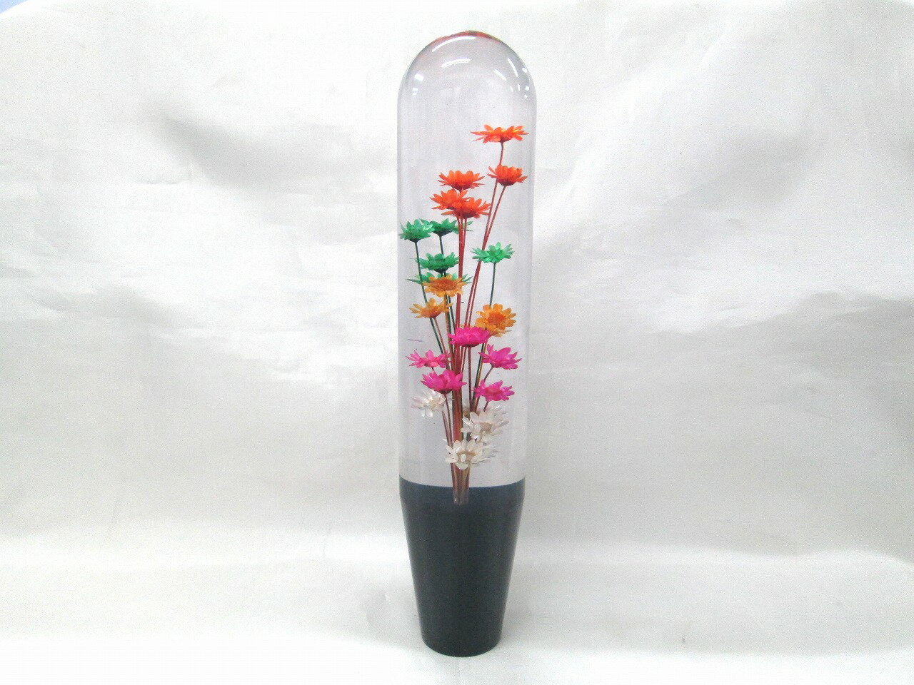 水中花シフトノブ　黒（ブラック）◎高さ：200mm◎12×1.25／10×1.25／8×1.25