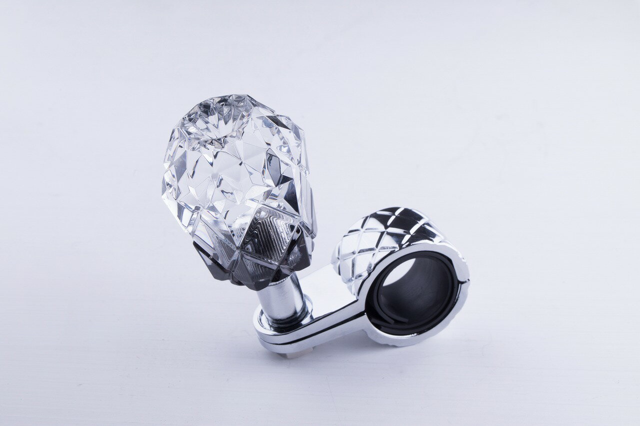 ハンドルスピンナー　雅　クリア/ブラック（黒）