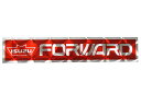 アルミウロコステッカー　FORWARD　レッド（赤）　いすゞ　フォワード