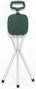 ちょっとした椅子として、ステッキとしてご使用になれる「ハンディなステッキチェアー(アルミステッキシート)」、アウトドアライフにも重宝します!!通販格安セール情報 楽天 通販