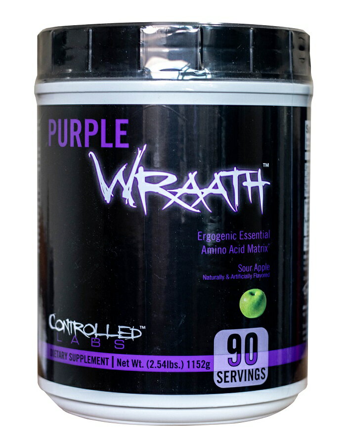 最新フレーバー登場 Controlled Labs Purple Wraath Sour Apple コントロールラブ パープルラース サワーアップル 90回分 eaa / bcaa