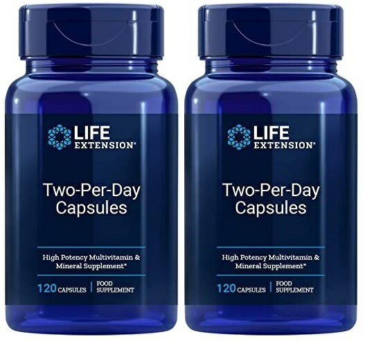 2本セット ライフエクステンション ツーパーデイ 120 カプセル - Life Extension two Per Day Caps 海外通販