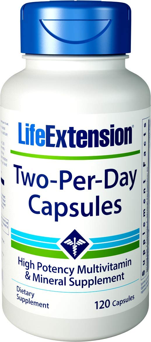 ライフエクステンション ツーパーデイ 120 カプセル - Life Extension two Per Day Caps