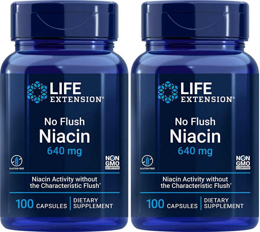 2ܥå Ρ եå ʥ 640 mg 100ץ - No Flush Niacin 640 mg 100 caps 