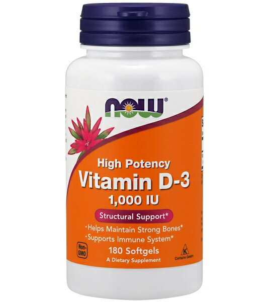 ビタミンD-3 1,000 IU　180ソフトジェル ( Vitamin D-3 1,000 IU 180 softgels )　海外通販