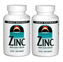 2本セット ソースナチュラルズ 亜鉛（亜鉛アミノ酸キレートとして）50 mg 250 タブレット - Source Naturals ZINC (as zinc amino acid chelate) 50 mg 250 tablets 海外通販