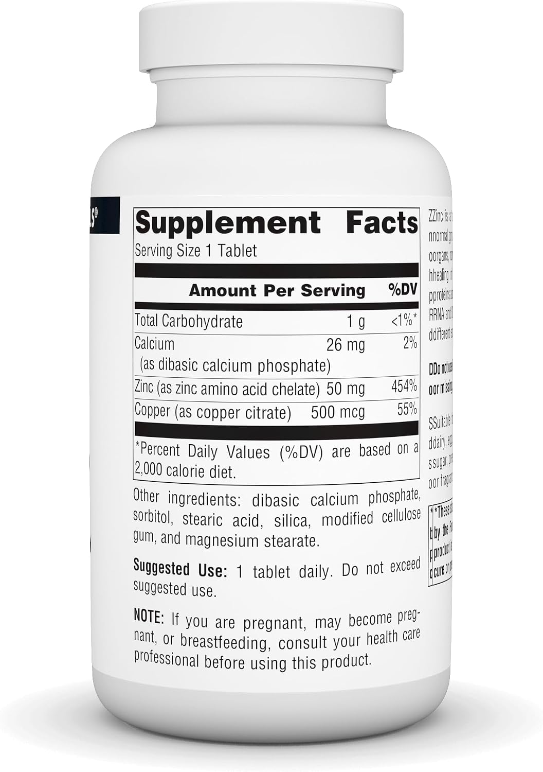 SHOP2USAのソースナチュラルズ 亜鉛（亜鉛アミノ酸キレートとして）50 mg　250 タブレット - Source Naturals ZINC (as zinc amino acid chelate) 50 mg 250 tablets　海外通販｜アングル2