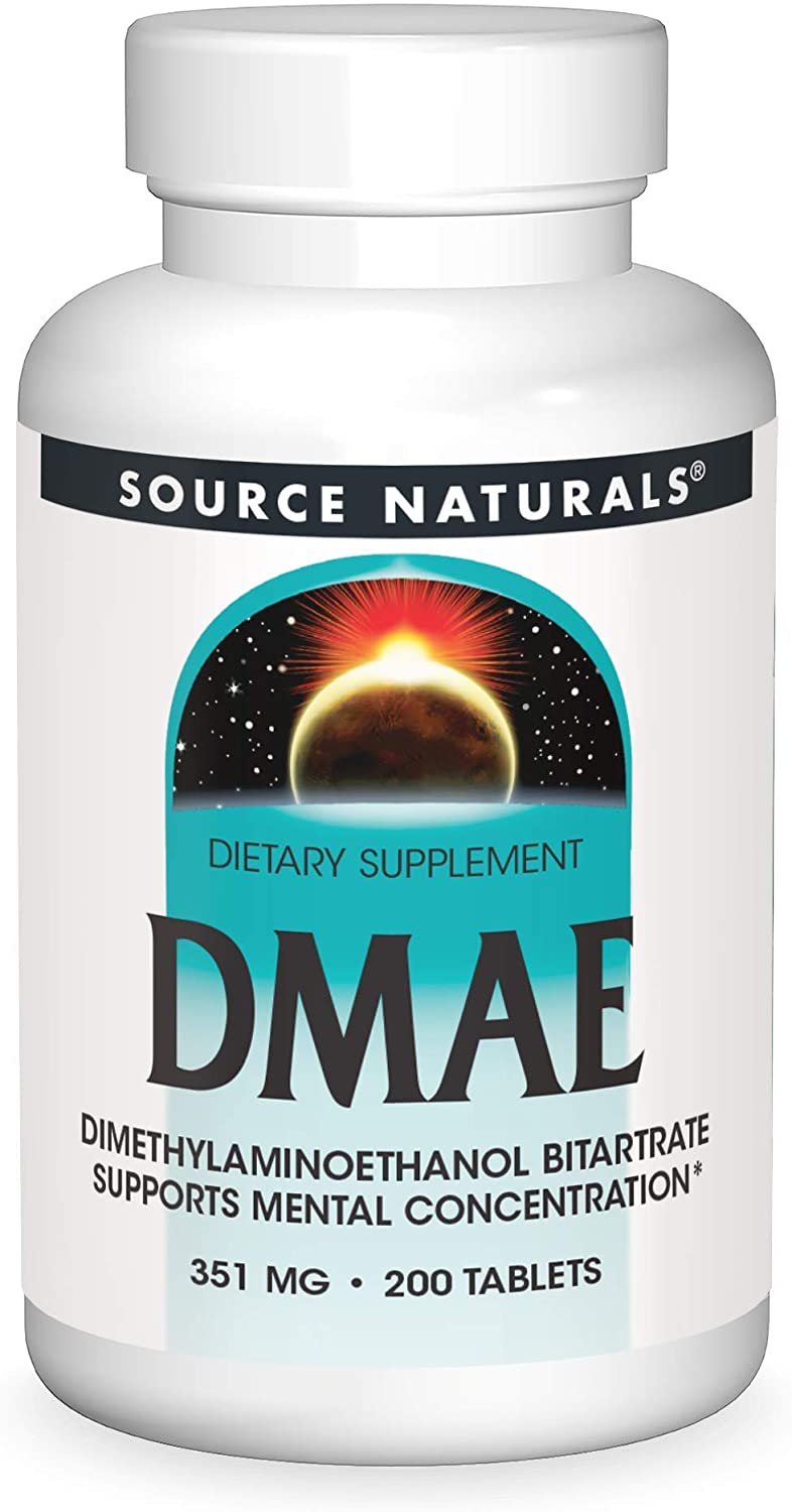 楽天SHOP2USADMAE 351 mg 200 tabs Source Naturals - ソースナチュラルズ　DMAE 351 200タブレット　海外通販