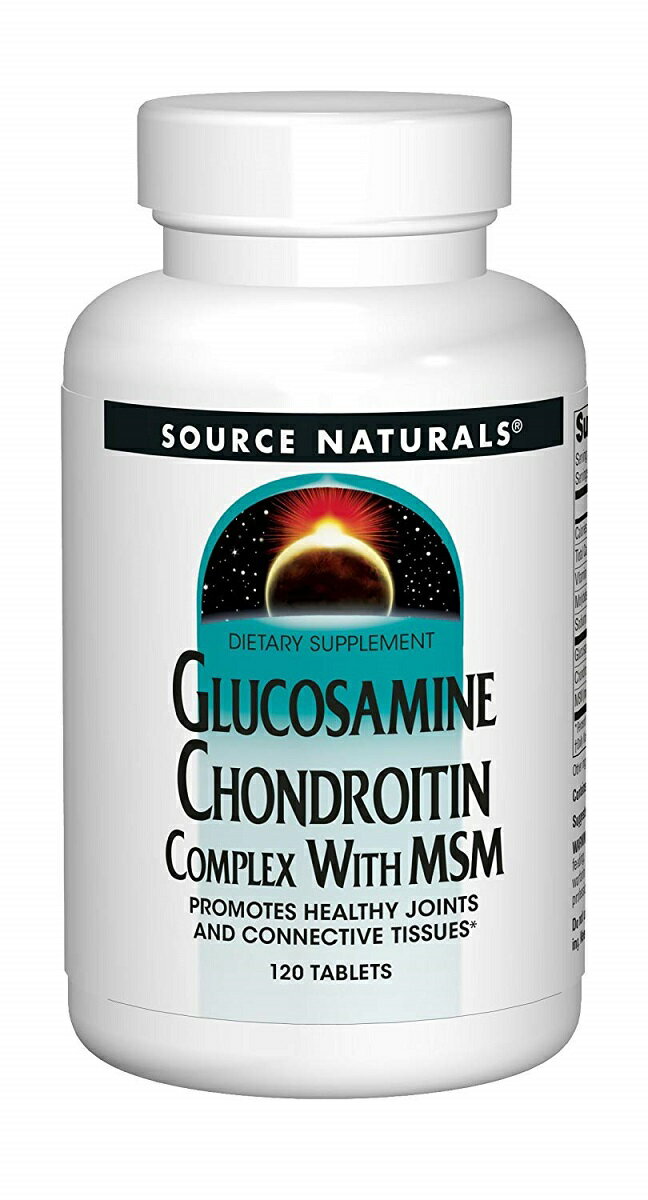 MSM(OptiMSM)配合グルコサミン ＆ コンドロイチン 120タブレット - Glucosamin Chondroitin with MSM (OptiMSM) 120 tabs - 海外通販