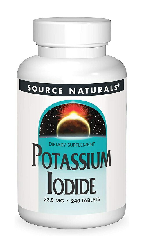 ソースナチュラルズ ヨウ化カリウム 32.5 mg 240錠 - Source Naturals Potassium 32.5 mg 240 tabs