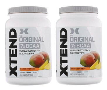 2個セット サイベーション エクステンド BCAA マンゴマッドネス味 90回分 - SCIVATION XTEND Mango Madness 90serving -　海外通販