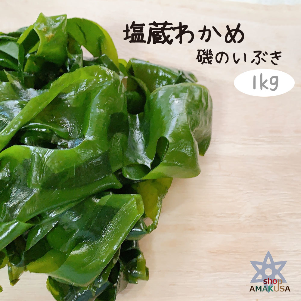 業務用 塩蔵わかめ1kg（1000g)（ワカメ 若芽）わかめ 国産 井上勇商店