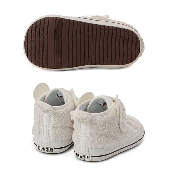 CONVERSE コンバース 7CL809 7CL810 ベビーシューズ BABY ALL STAR N BOAKUMA V-1 ベビー オールスター N ボアクマ V-1 子供靴 くま ファーストシューズ 出産祝い ブラウン アイボリー /ST