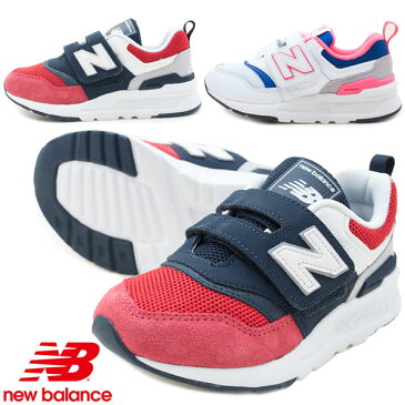 ニューバランス スニーカー PZ997 NewBalance PZ997HAJ PZ997HEA メッシュ シューズ ジュニア 子供 男の子 女の子 靴 軽量 痛くない ランニング ウォーキング 通学 運動靴 紐靴 ホワイト/ブルー(HAJ) レッド/ネイビー(HEA) /ST