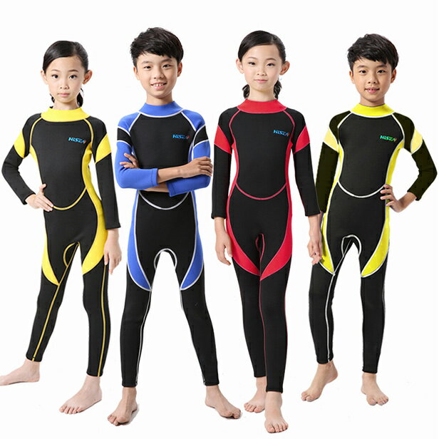 16日迄!50円クーポン利用可★2mm 子供ウェットスーツ キッズ フルスーツ ダイビングスーツ スキン マリンスポーツ 長袖 保温 伸縮性 UVカット 日焼け止め 子ども用 男の子 女の子 上下一体 ワンピース 水遊び