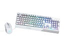 MSI Vigor GK30 COMBO WHITE JP ゲーミングキーボード マウスセット KB576 フルキーボード