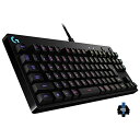 Logicool G(ロジクール G) PRO ゲーミングキーボード テンキーレス GXスイッチ クリッキー 有線 メカニカル キーボード 静音 日本語配列 L...