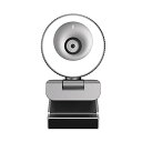 DMM.make リングライト付きWebカメラ DKS-CAM3G 1080pFHD/60fps/3光色/明るさ無段階調整/オートフォーカス/内蔵マイク/USB接続