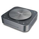 MAXHUB 会議用 マイクスピーカー Bluetooth (大会議室対応可能 集音範囲6m & 360度全方向) ワイヤレス 2台連結可能 ノイズリダクション...