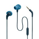 JBL ENDURANCE RUN2 有線 イヤホン IPX5防水/1ボタンリモコン付き/マグネット搭載/3.5mmプラグ ブルー JBLENDURRUN2BLU 小