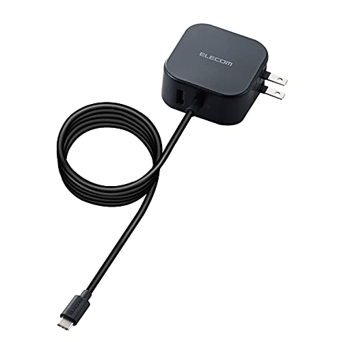 エレコム USB コンセント 充電器 合計32W ( USB PD対応 ) Type-Cケーブル 1.5m 一体型 ブラック MPA-ACCP19BK エレコム USB コンセント 充電器 合計32W ( USB PD対応 ) Type-Cケーブル 1.5m 一体型 ブラック MPA-ACCP19BK