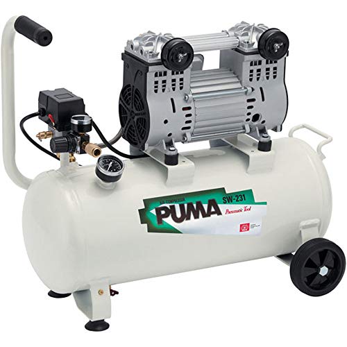 SK11 オイルレス エアーコンプレッサー SW-231 タンク容量 30L 低騒音モデル SW-L30LPF-01