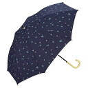 ワールドパーティー 日傘 長傘 ネイビー 50cm レディース フラミンゴ 81-8529 NV