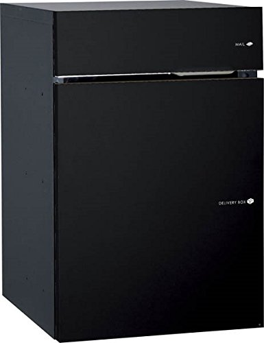 ユニソン(UNISON) 宅配ボックス ヴィコ DB 100 ポスト有 左開 後出 324011160 マットブラック 奥行49.6..