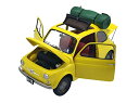 エスワンフォー(S14) キャラクタービークルシリーズ ルパン三世 カリオストロの城 FIAT500 1/12スケール ダイキャスト製ミニカー unisex