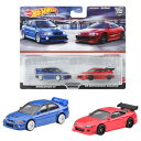 ホットウィール(Hot Wheels) プレミアム 2パック 三菱 ランサーエボリューション VI / '95 三菱 エクリプス 3才~ HKF59