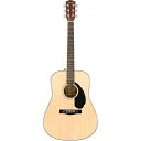 Fender アコースティックギター CD-60S, Natural ソフトケース付属 ドレッドノート