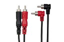 Hosa CRA-201R 1m RCA×2-L型RCA×2 オーディオケーブル