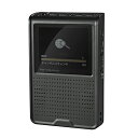 WINTECH 録画/録音機能付き2.8インチ液晶ポータブルワンセグテレビ(AM/FM搭載) TVR-L39M ブラック 防災機能