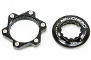 軽量26g MicrOHERO 簡単取り付け CNC アルミ合金製 6穴ローター/センターロック式ローター ディスクブレーキ ローター変換アダプター DS01