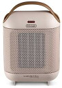 De'Longhi (デロンギ) ファンヒーター カプスーラ HFX30C11-PK セラミックヒーター 足もと・手さき イタリアンデザイン コンパクト 薄型 ...
