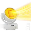 サインキングダムセラミックファンヒーター 電気ストーブ 暖房 送風 速暖 コンパクト 3段階調節 リモコン付き 自動首振り 過熱保護 転倒オフ 足元暖房 静音 ...